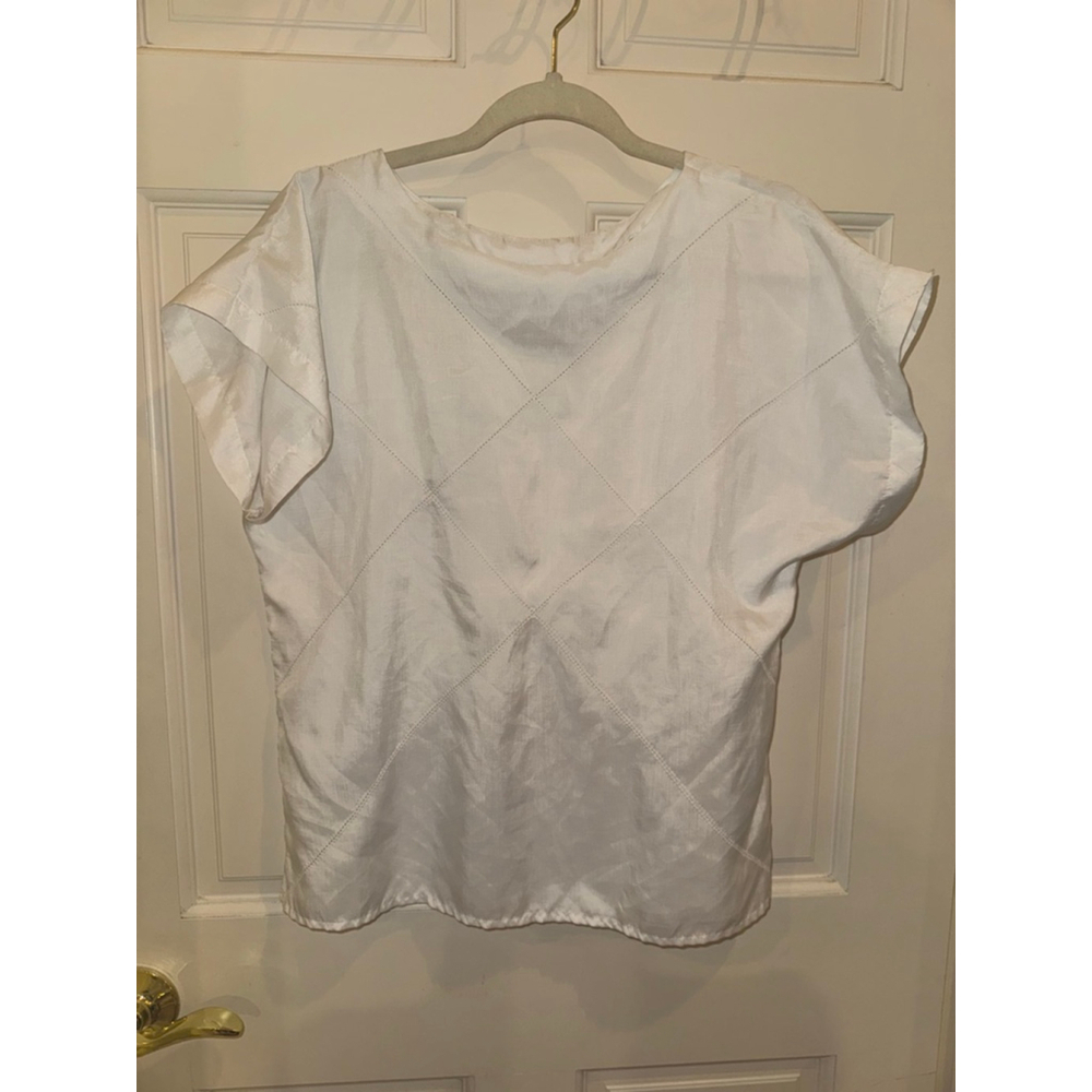 Women's Notations White Blouse Size 12
